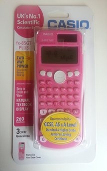 Pink Casio Calculator